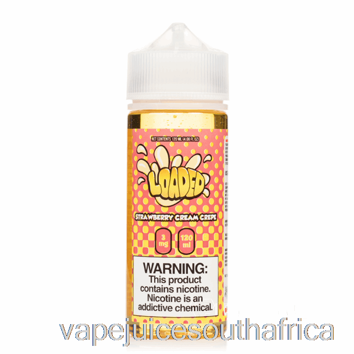 Vape Pods Strawberry Cream Crepe - Loaded E-Liquid - Ruthless Vapors - 120Ml 0Mg